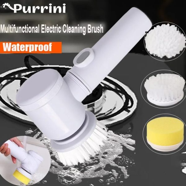 Handheld Electric Cleaning Brush Scrubber